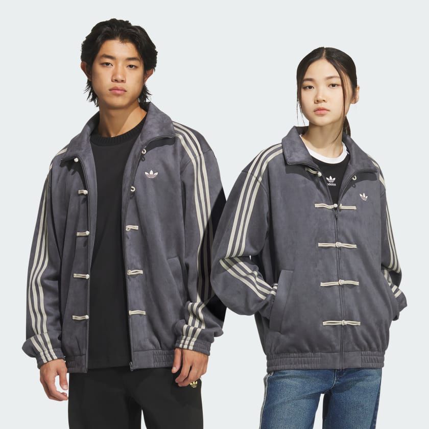 adidas Chinese Limited Edition Casual Jacket Unisex Dark Grey
