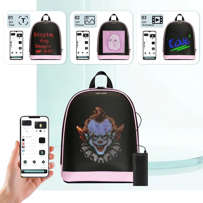 GlowBag 5X –KIDS LED Smart Backpack