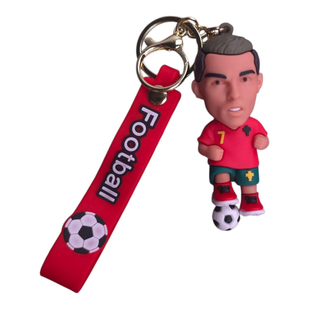 Mini Football Player Keychain – Cartoon Style