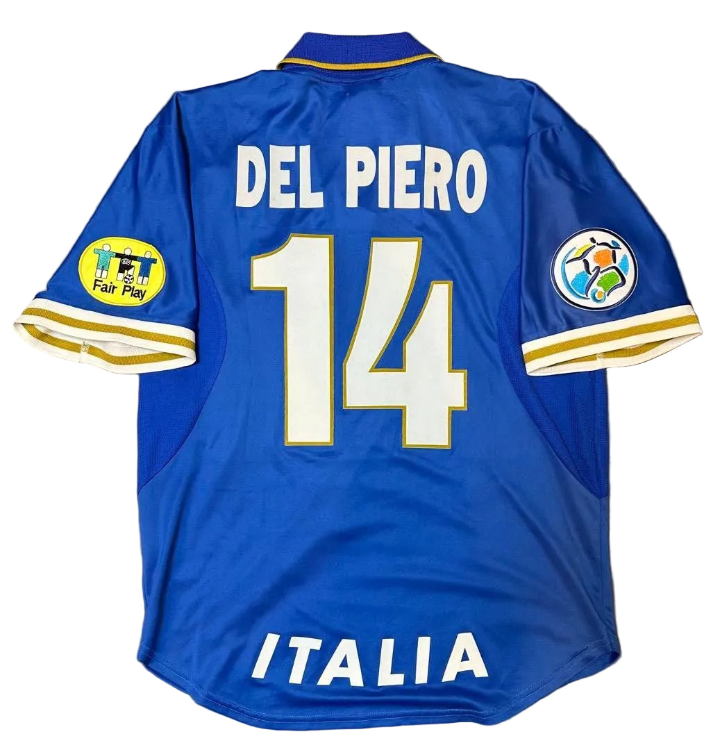 Italy Home "DEL PIERO" 1996/97 jersey