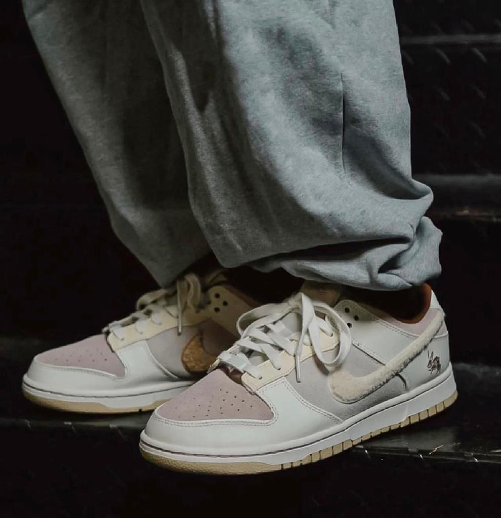 Nike Dunk low Year of the Rabbit Fossil Stone