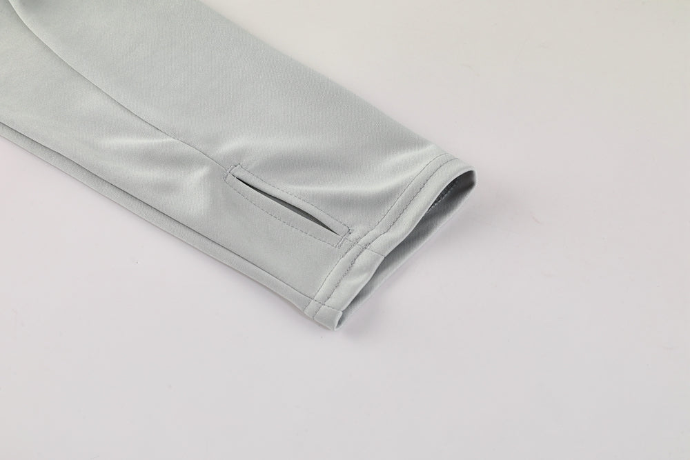 Adidas Track Suit - Leopard Camo Light Grey with Blue Strips