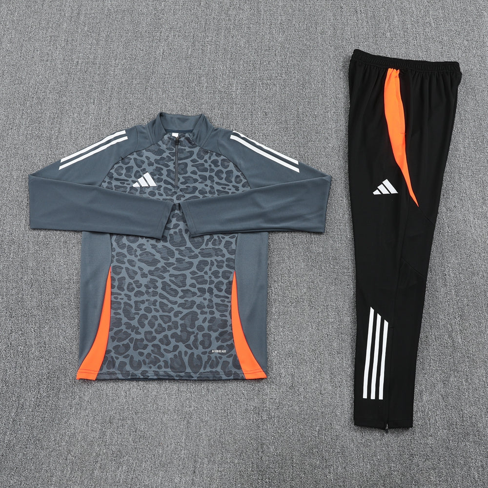 Adidas Track Suit - Leopard Camo Blue with White Strips