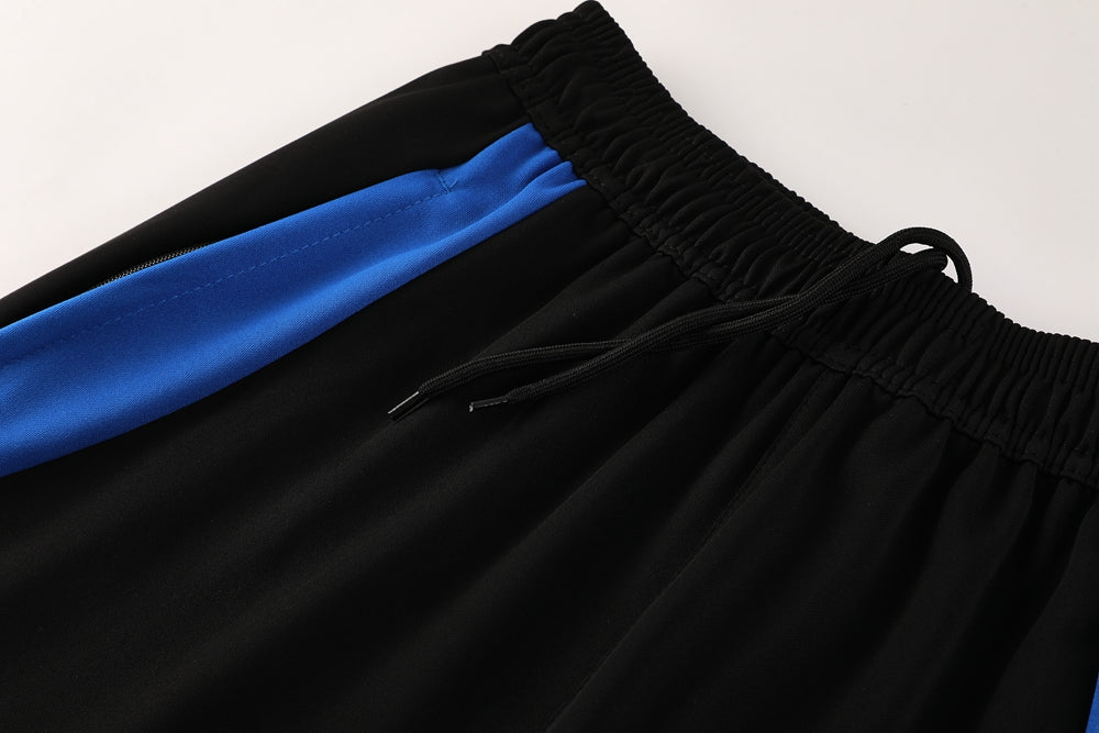 Adidas Track Suit - Leopard Camo Light Grey with Blue Strips