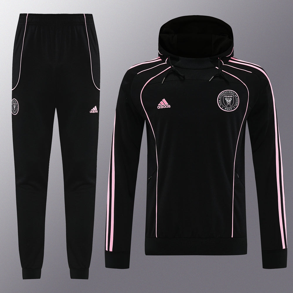 INTER Miami Hoodie JACKET SUIT BLACK 2025/26
