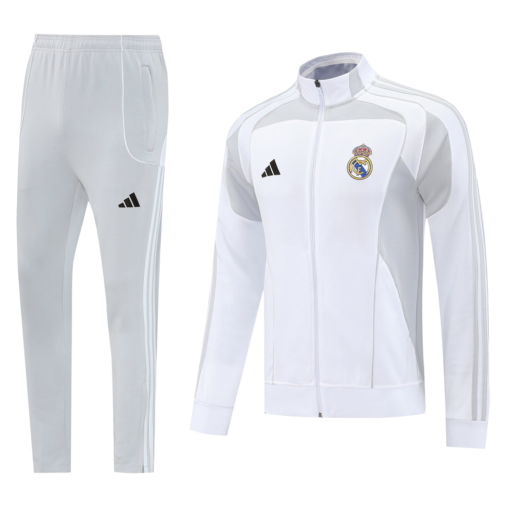 RM Pre Match White-Grey Jacket Suit