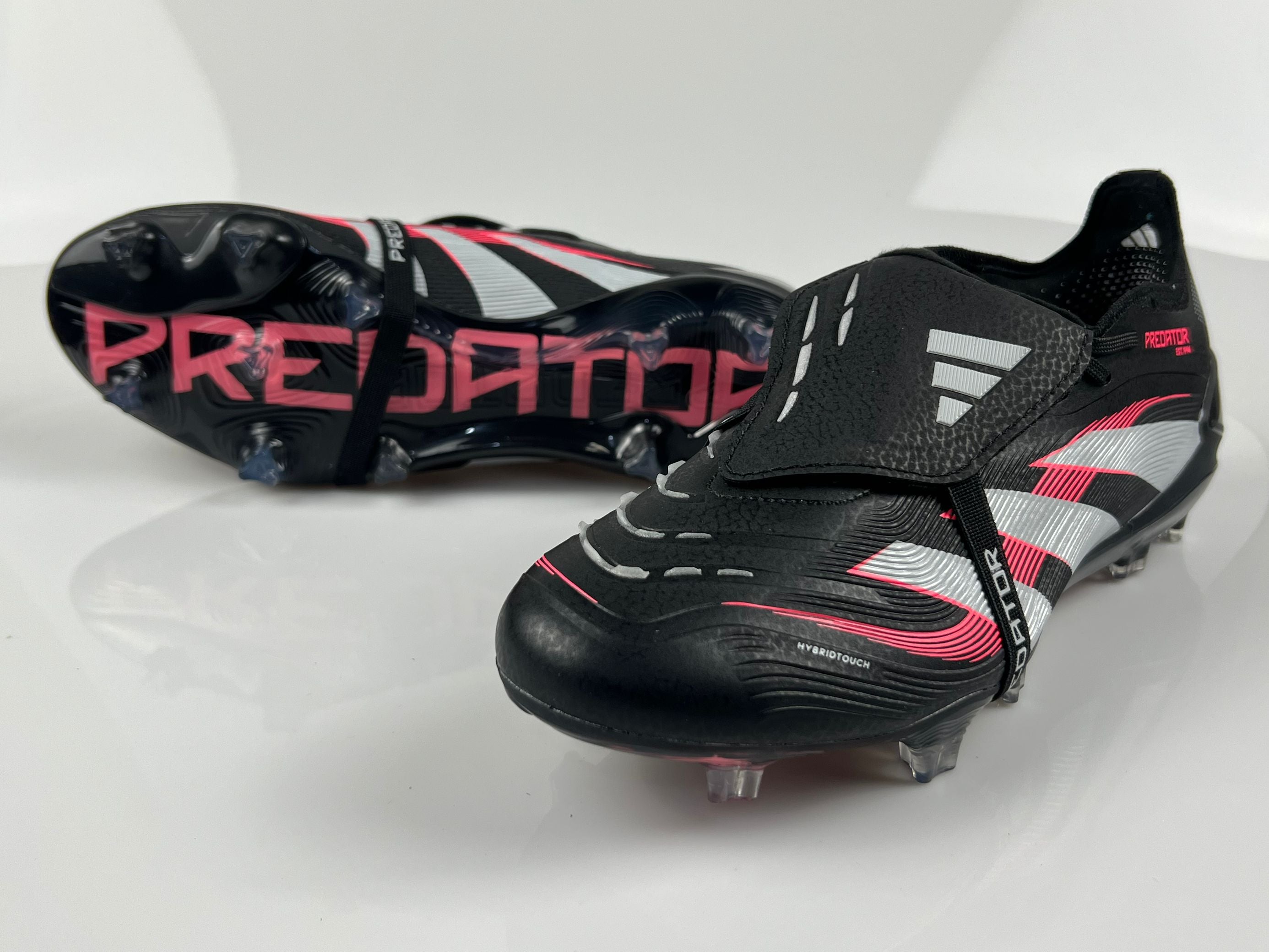 Adidas Predator Elite 24 FG Firm Ground Soccer Cleats - Black/White/Red