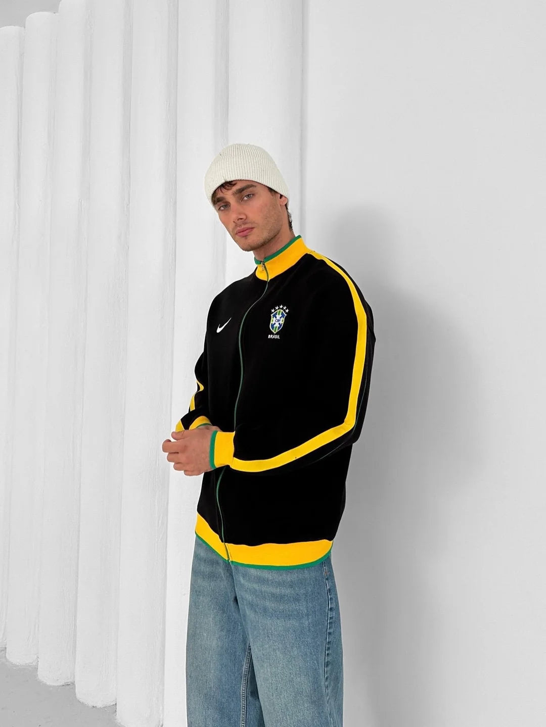 Brazil Oversized Fleece Jacket – Padded Winter Design