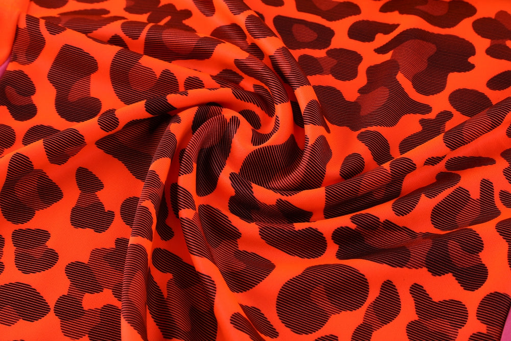 Adidas Track Suit - Leopard Camo Orange with White Strips