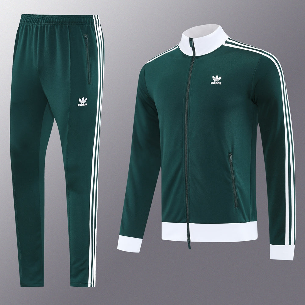 Adidas Dark Green Jacket Suit