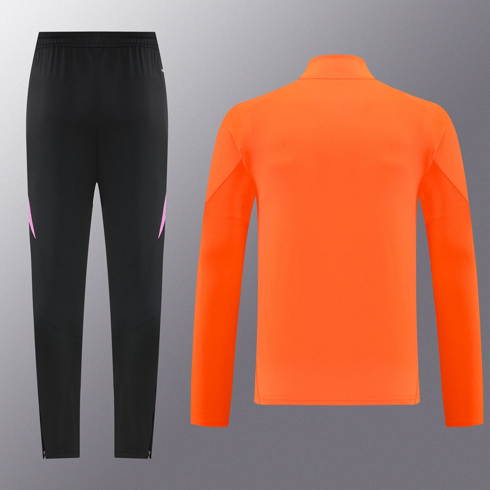Adidas Track Suit - Leopard Camo Orange with White Strips