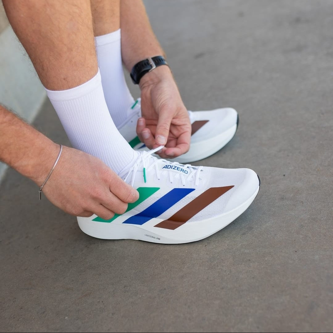 adidas Adizero Evo SL Pharrell Humanrace White Green Blue