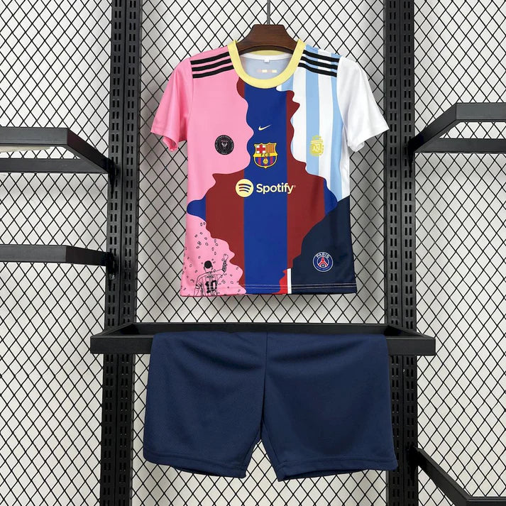 Lionel Messi All Club Mix Jersey kids kit