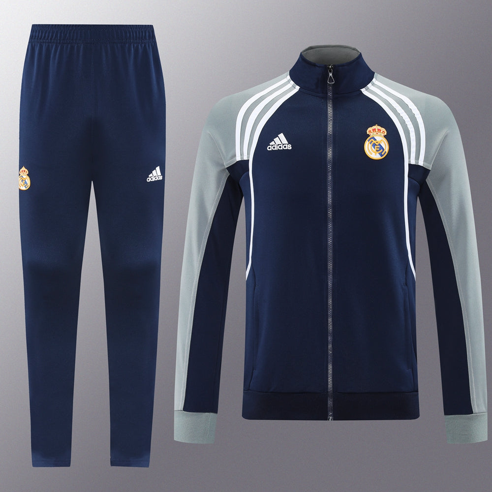 RM Pre Match Navy-Grey Jacket Suit