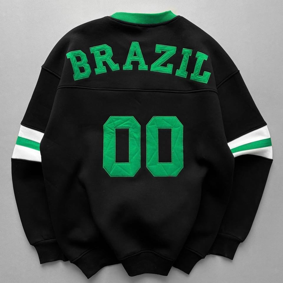 Brazil Oversized Sweatshirt – Premium Football Streetwear Edition