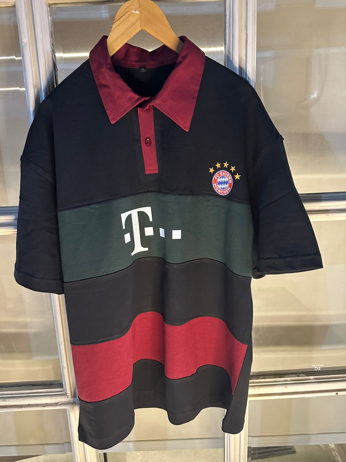 Bayern Munich Polo Shirt (Red,Green)