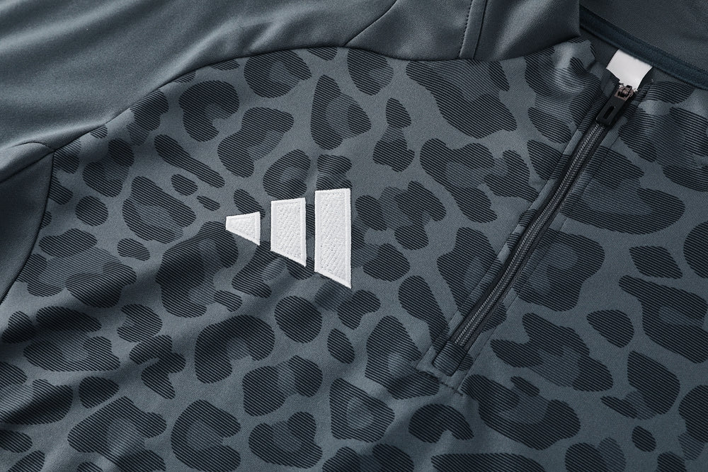 Adidas Track Suit - Leopard Camo Blue with White Strips