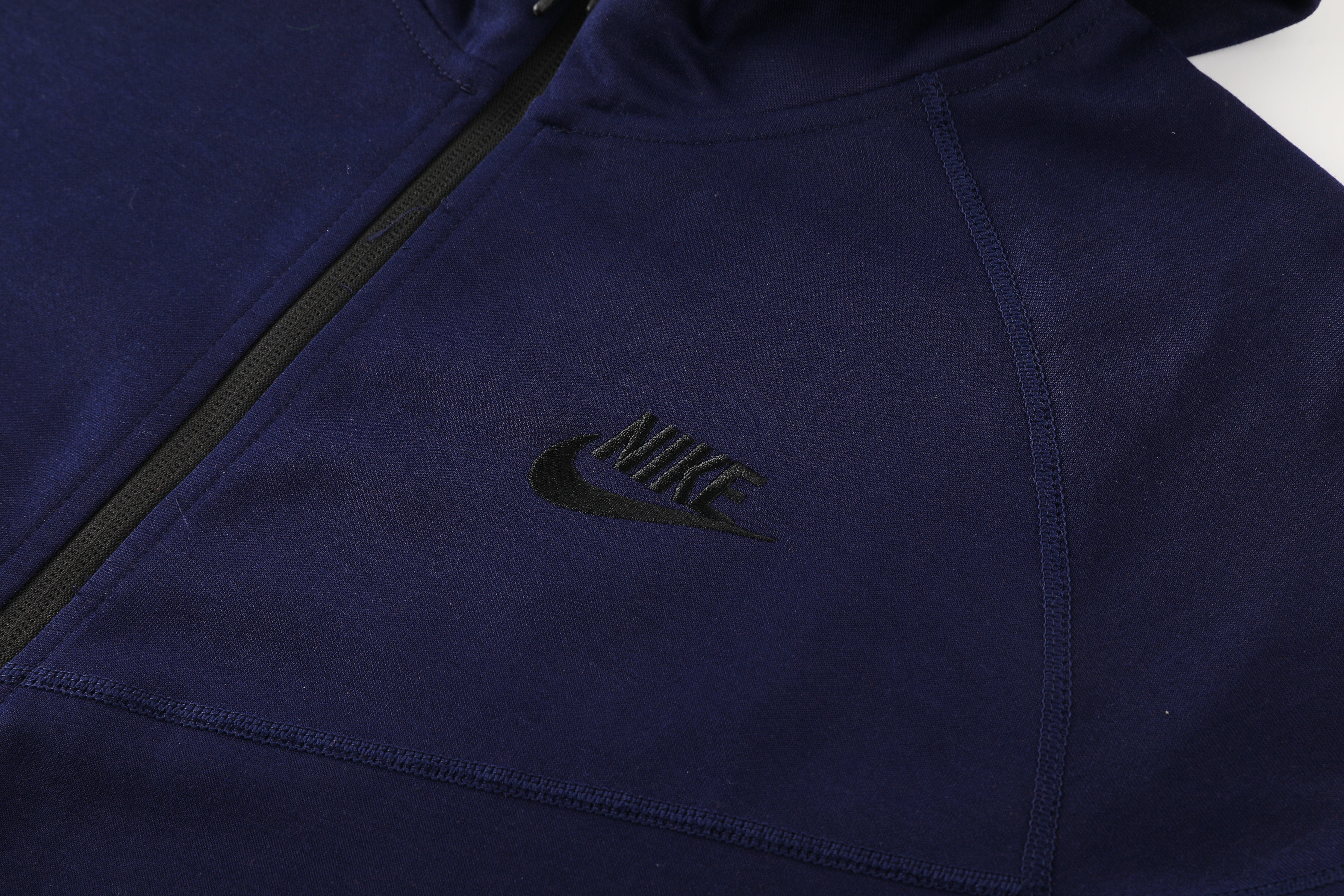 Nike Tech Fleece Full Zip Hoodie Navy Full Set