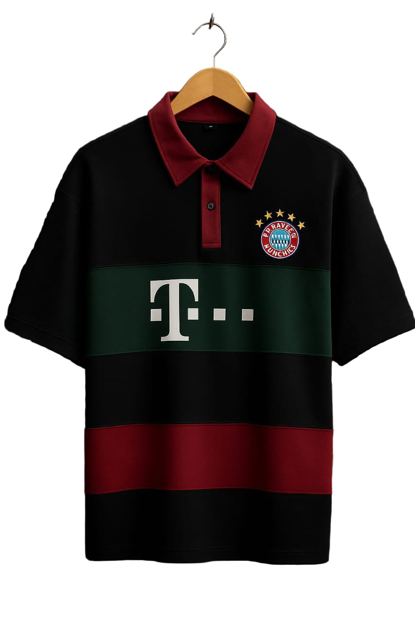 Bayern Munich Polo Shirt (Red,Green)