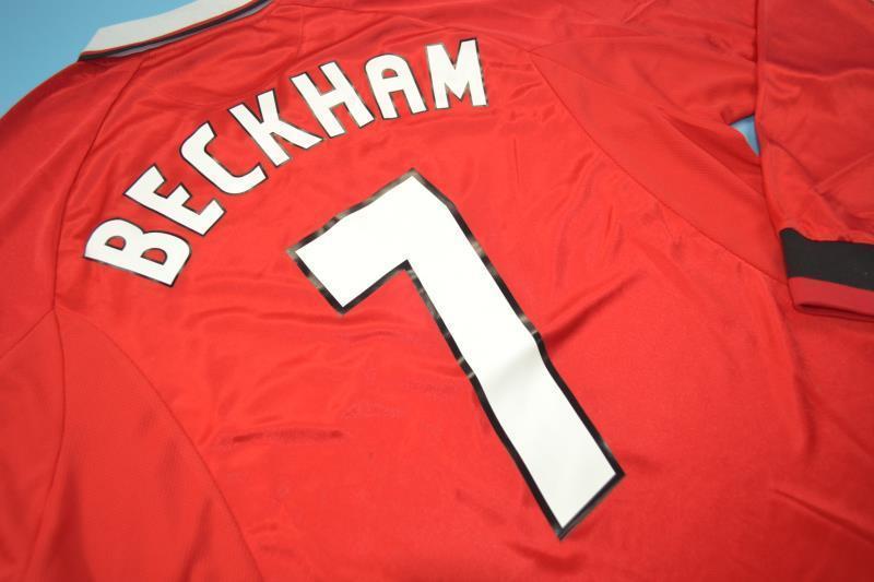 Man United classic 1999 UCL champions  BECKHAM 7