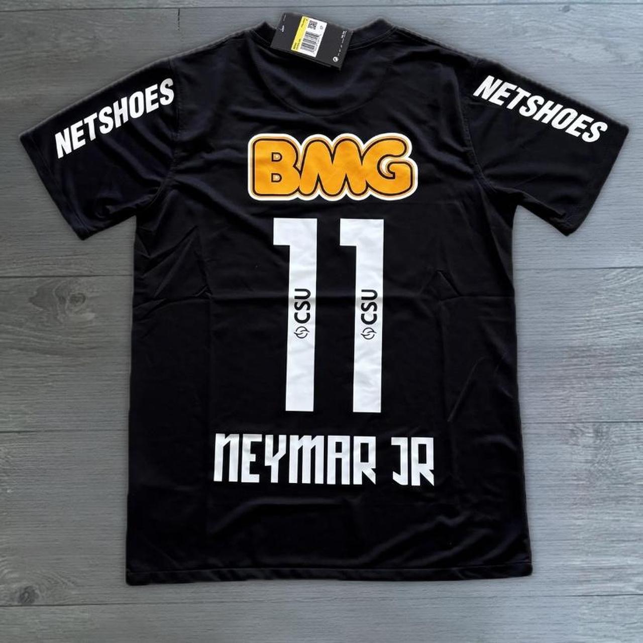 Santos Away Black Neymar Jr 11 Classic Jersey 2011/12