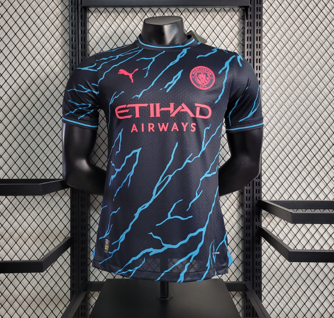 Manchester City player version THIRD Jersey 2023/24