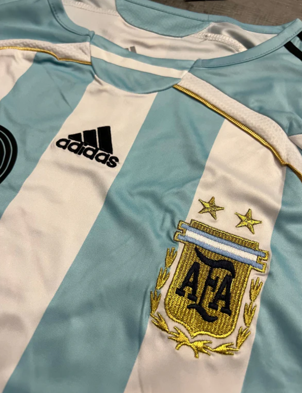 Argentyna Home No.19 MESSI ADIDAS 2006 World Cup