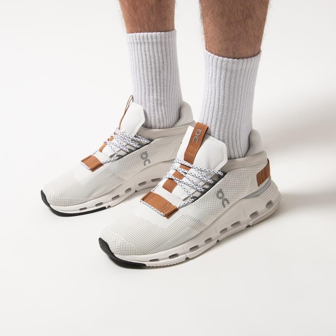 On Running Cloudnova White Pearl Brown