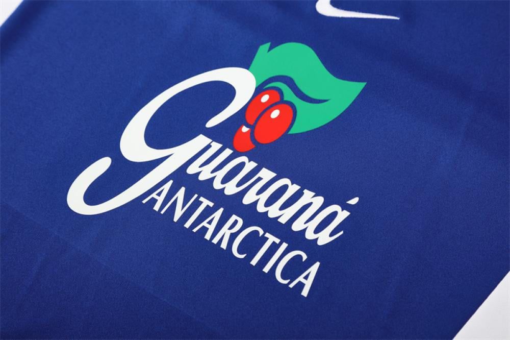Brazil Blue Retro 2002 Training Suit Top