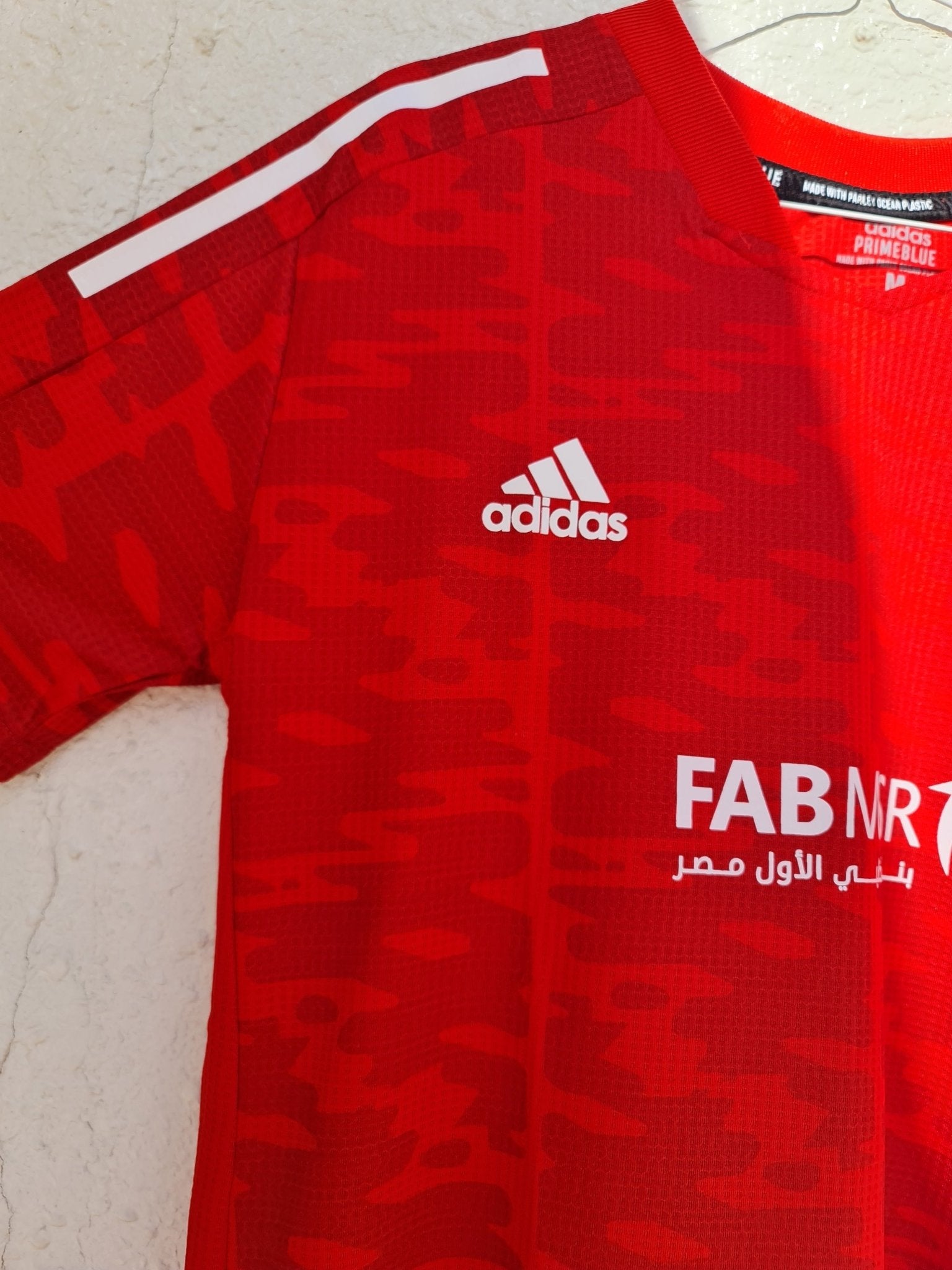 AL Ahly Club Home Jersey 3D logo 2022/23 - uaessss