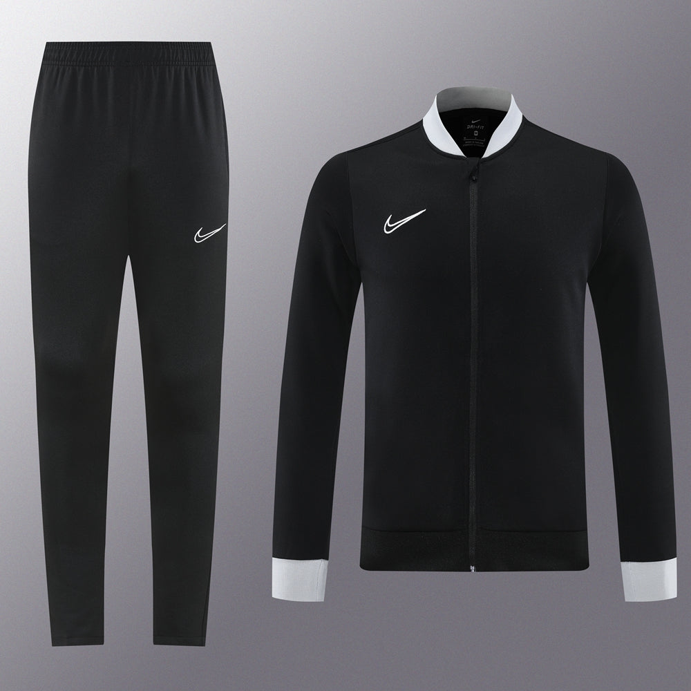 Nike Classic Jacket Suit - Black and White Trim