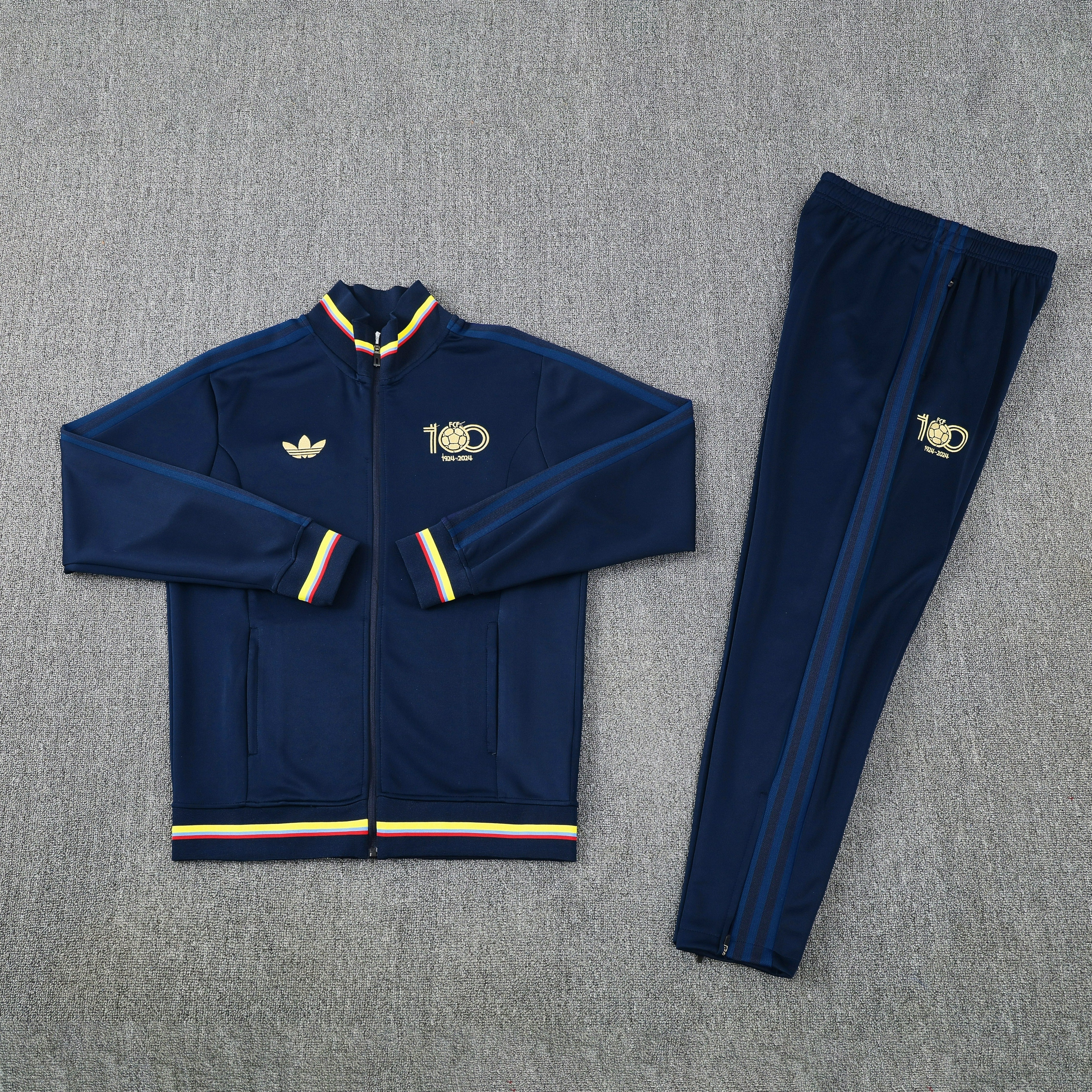 Adidas Anniversary Navy Blue Jacket Suit