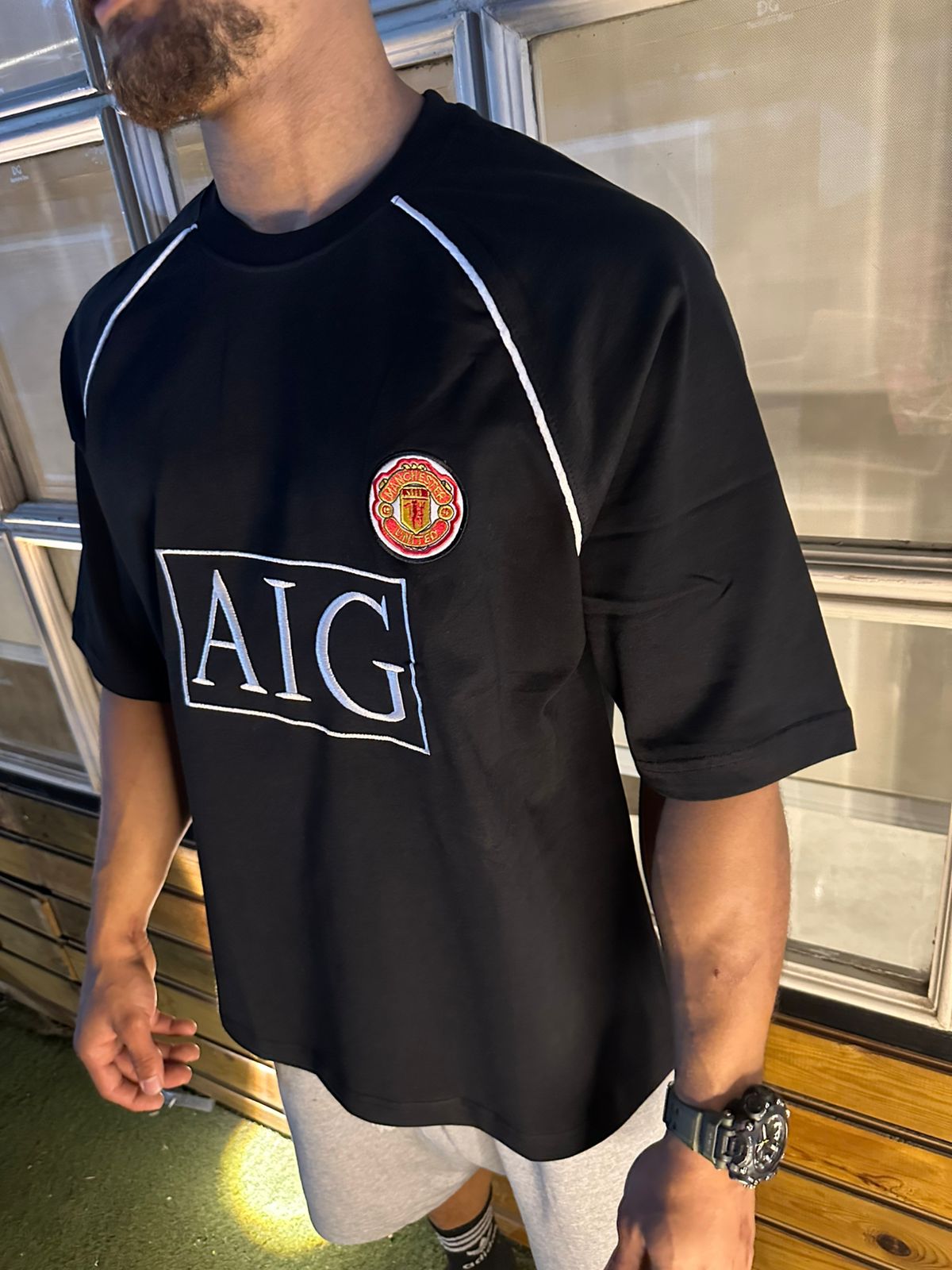 Man United Black Classic Shirt