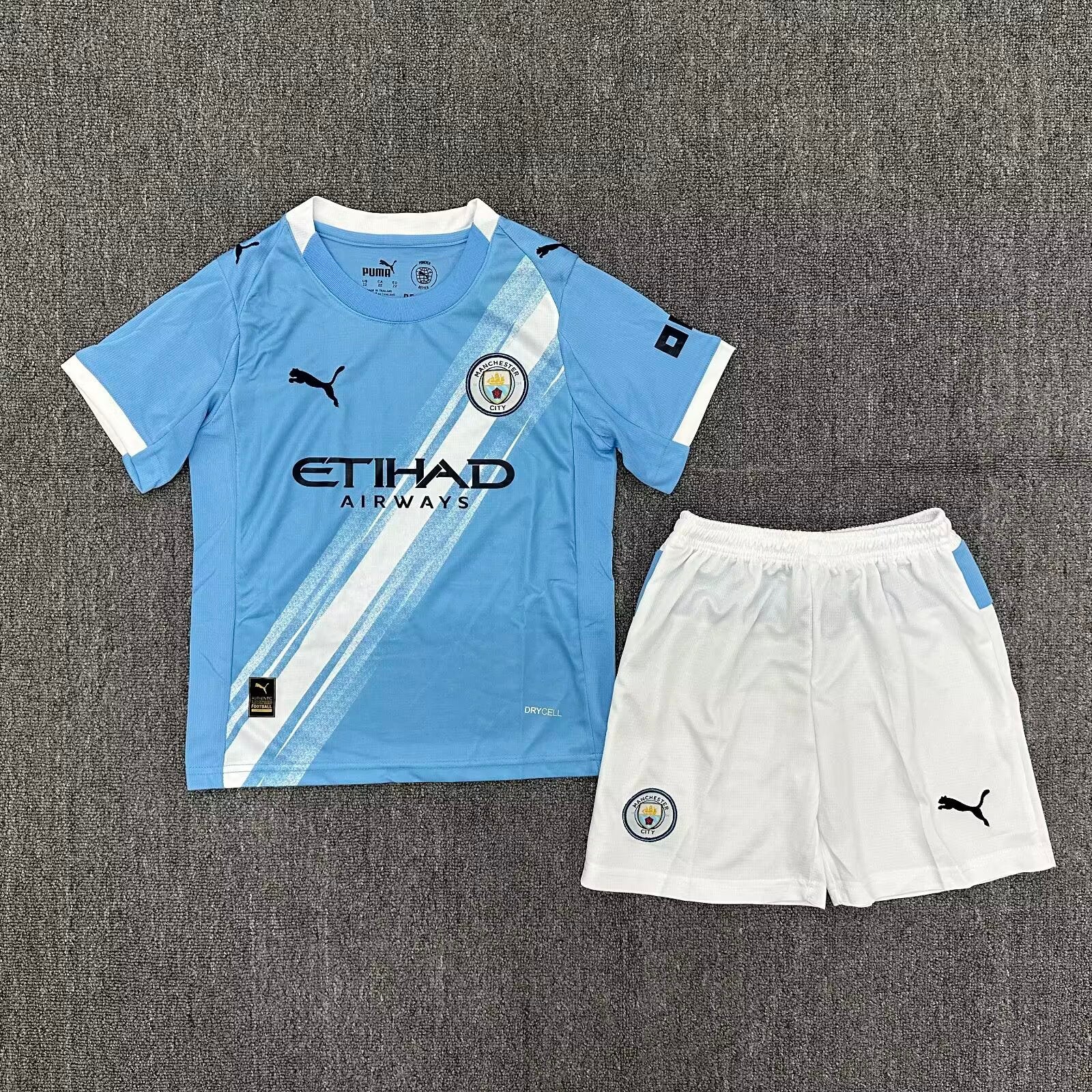 Man City Home Kids Kit 2025/26