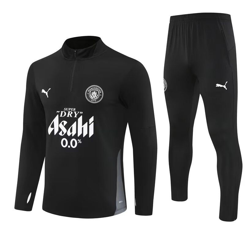 Man City Tracksuit Black 25/26