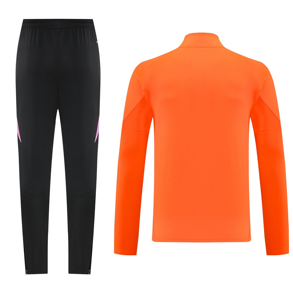 Adidas Track Suit - Leopard Camo Orange with White Strips