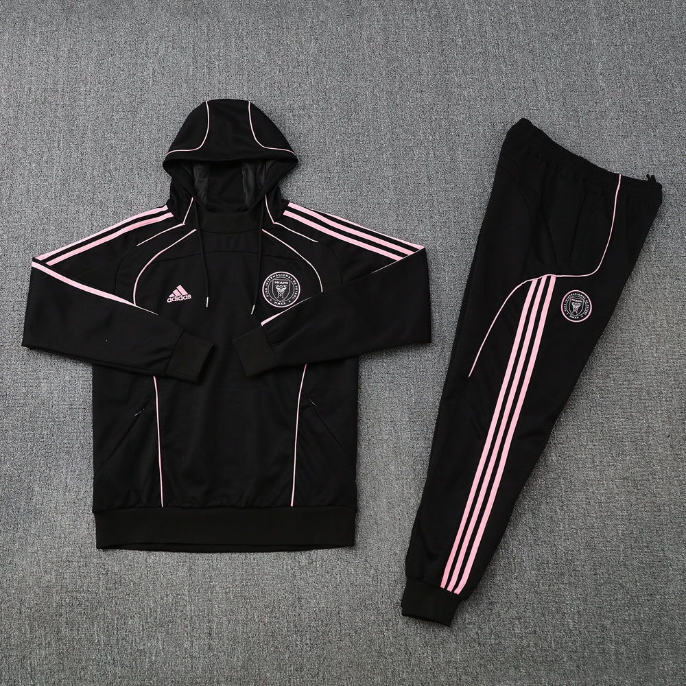 INTER Miami Hoodie JACKET SUIT BLACK 2025/26