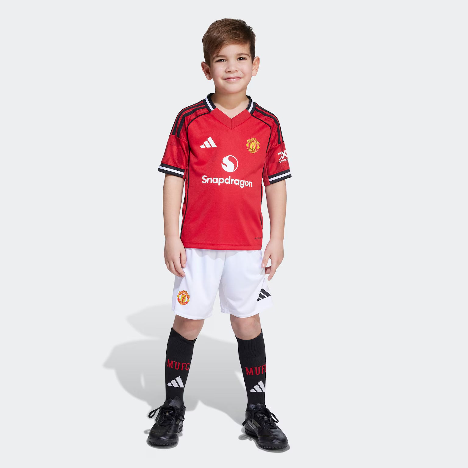 Man United Home Kit Kids 2025/26