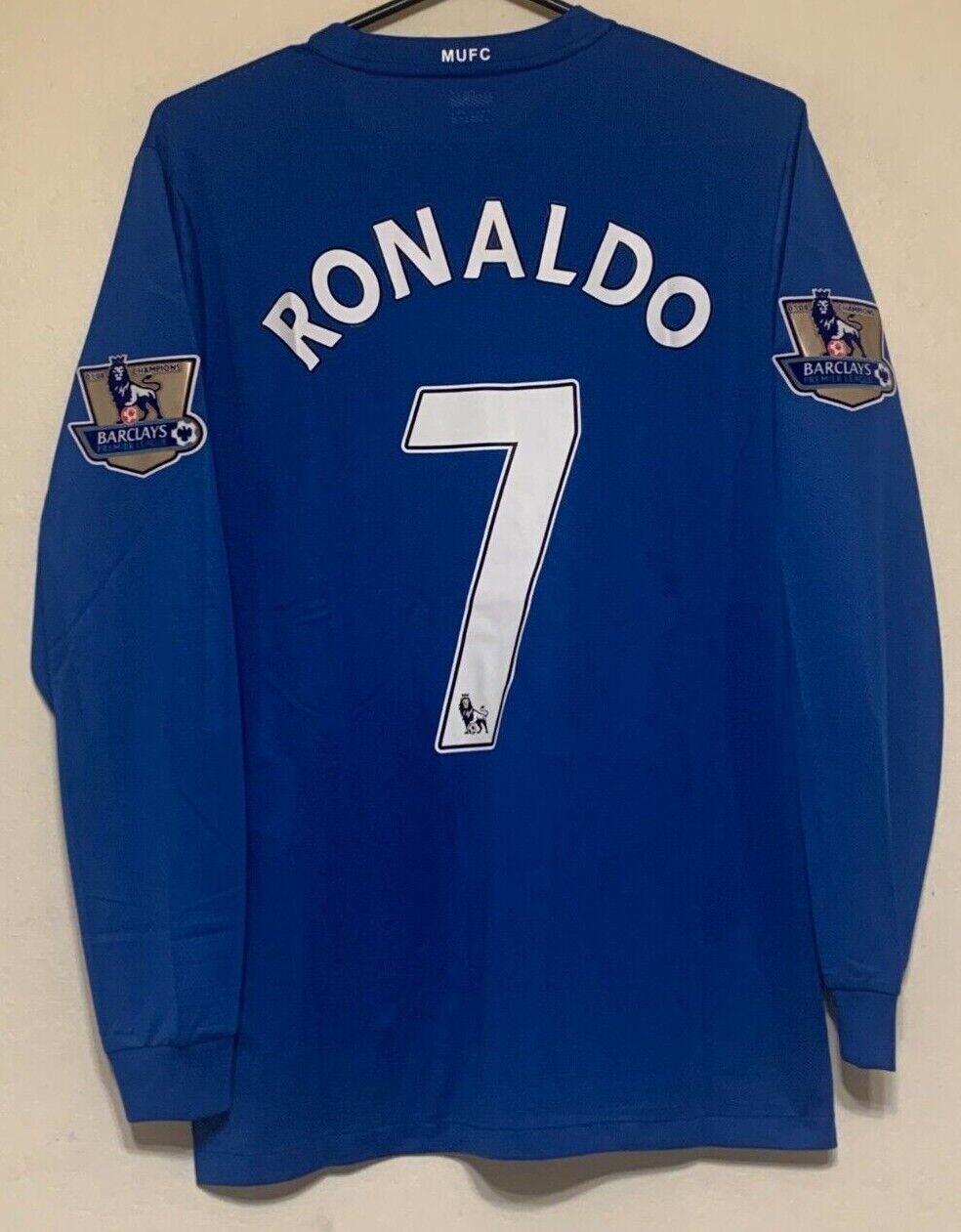 Manchester United THIRD Long Sleeve UCL final 2008 Ronaldo 7