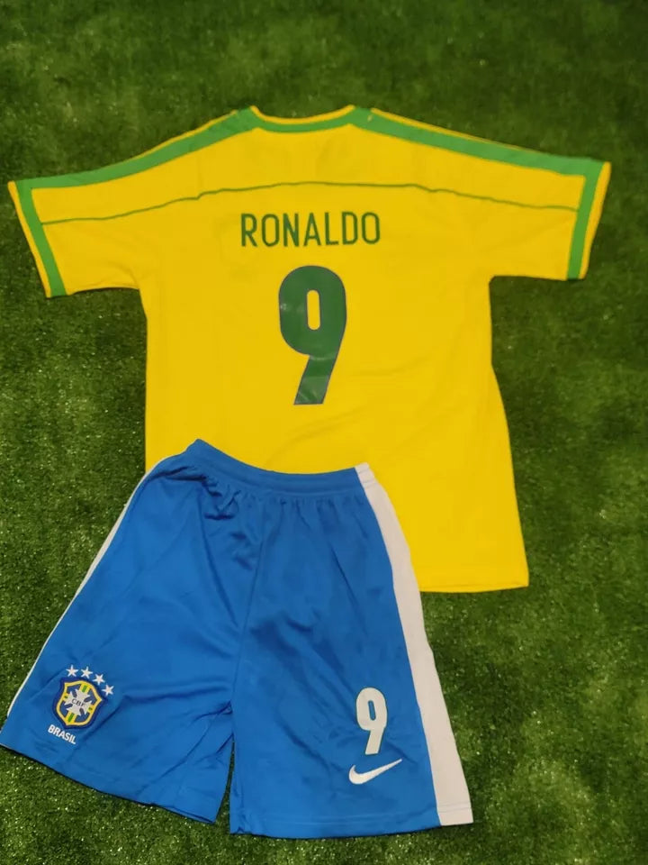 Brazil Home Classic 1998 Kids Kit